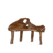 Teak Root Bench - Raw