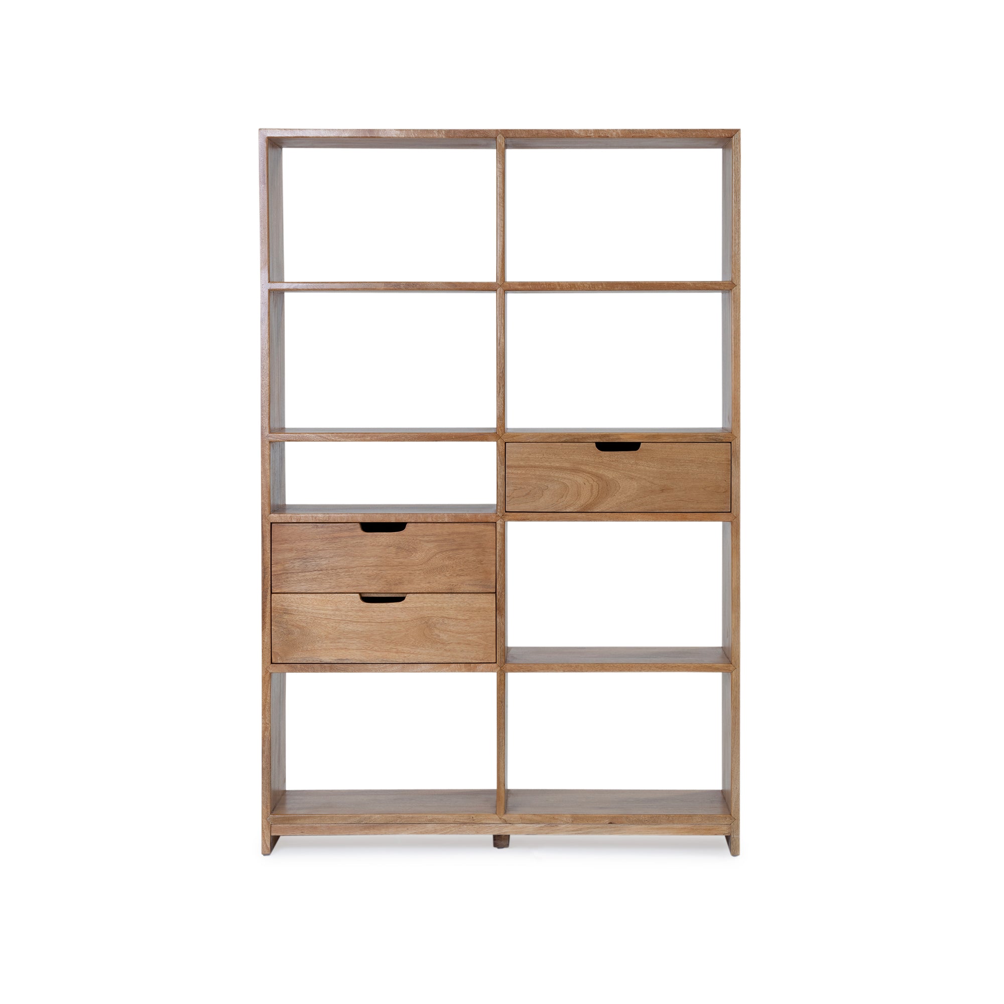 Florida Double Bookcase - Natural Sealed
