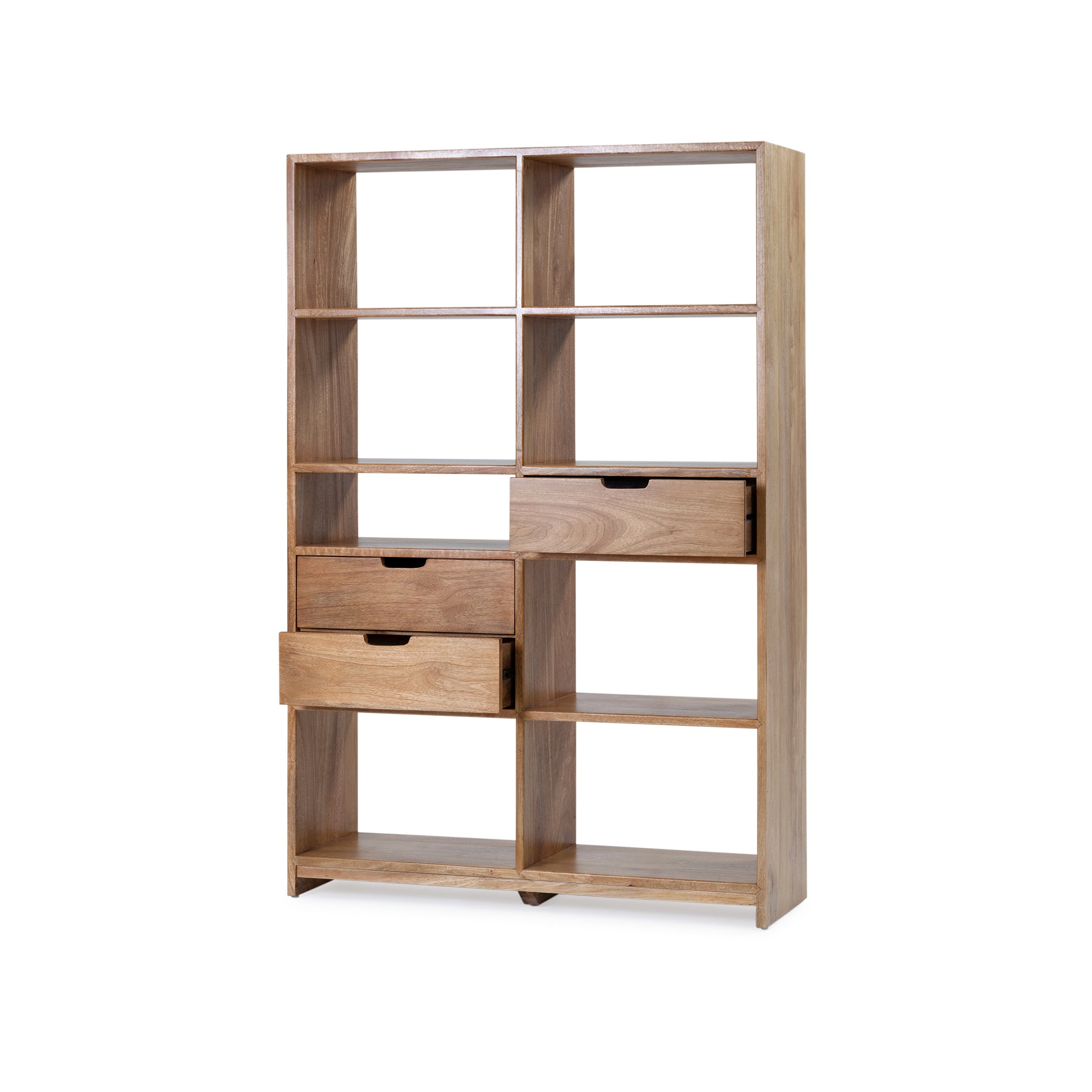 Florida Double Bookcase - Natural Sealed
