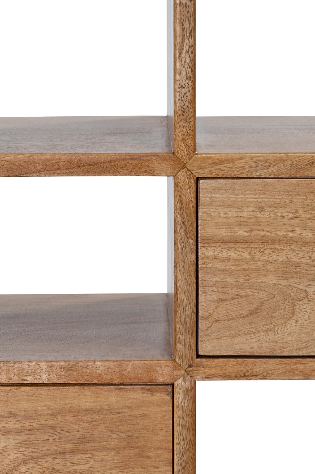 Florida Double Bookcase - Natural Sealed