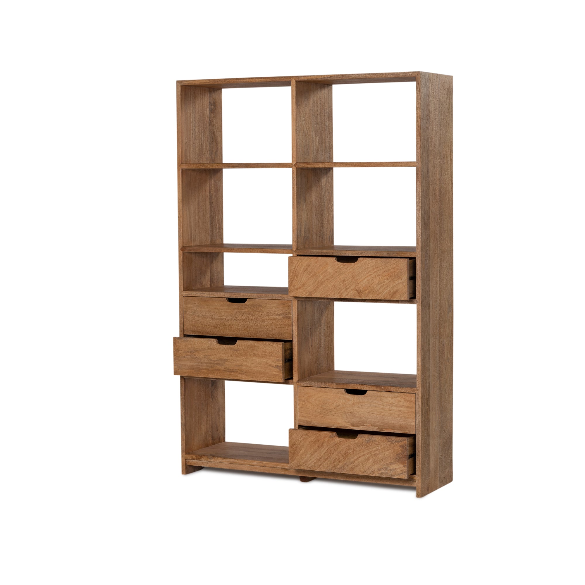 Florida Double Bookcase - Rustic Matte