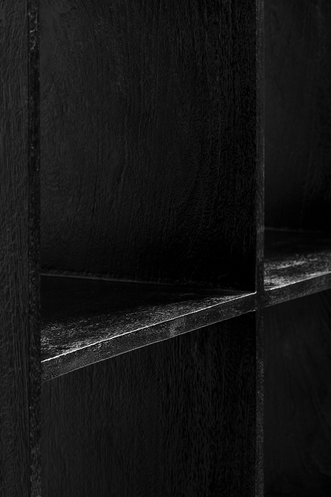 Pigeon Hole Bookcase 3x3 - Black