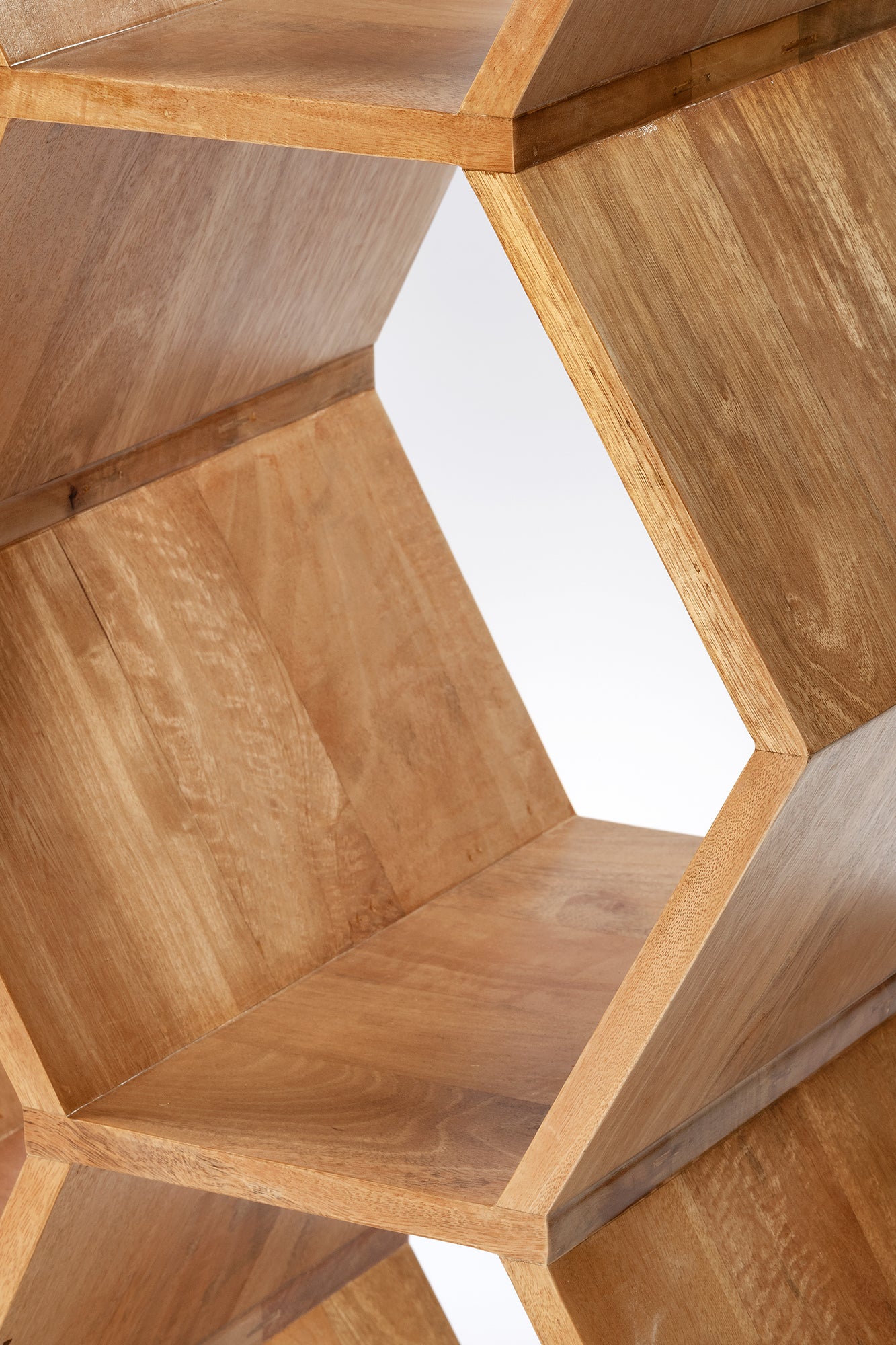 Honeycomb Bookcase - Natural Sealed