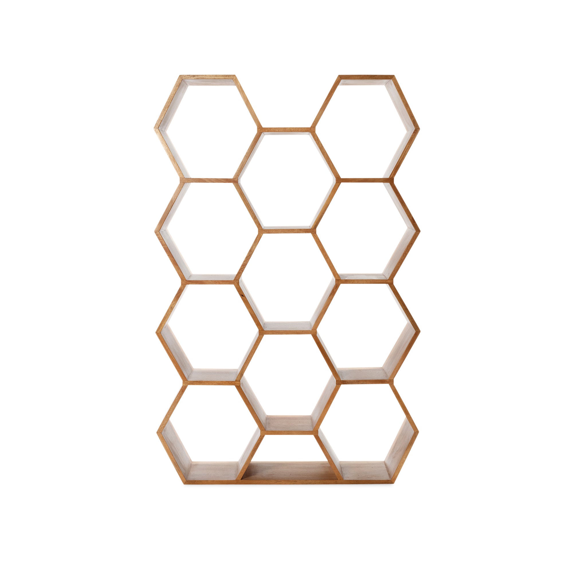 Honeycomb Bookcase - Natural Sealed