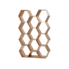 Honeycomb Bookcase - Natural Sealed