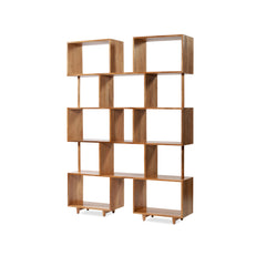 Morocco Bookcase - Natural Sealed