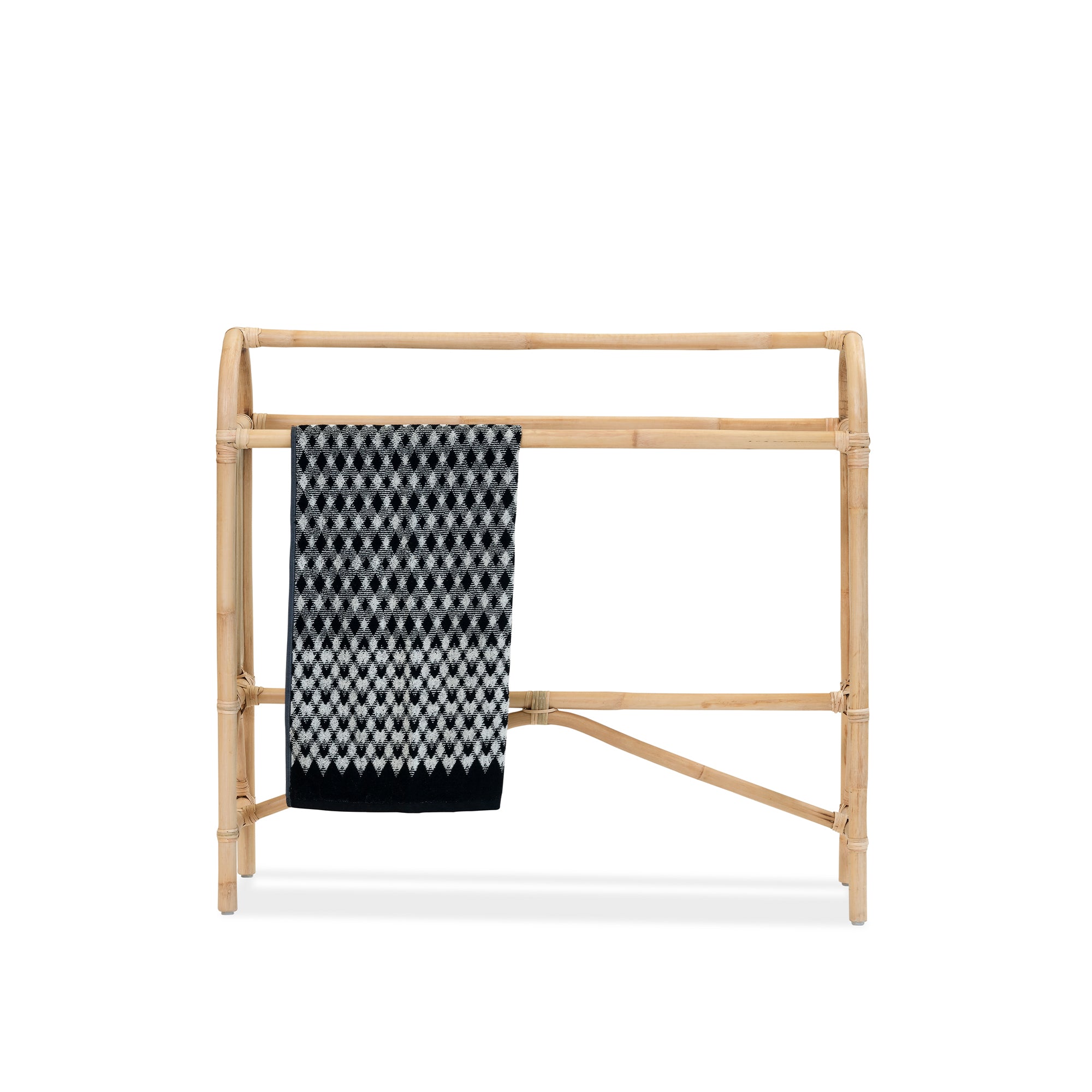 Cane Towel Rack - Natural