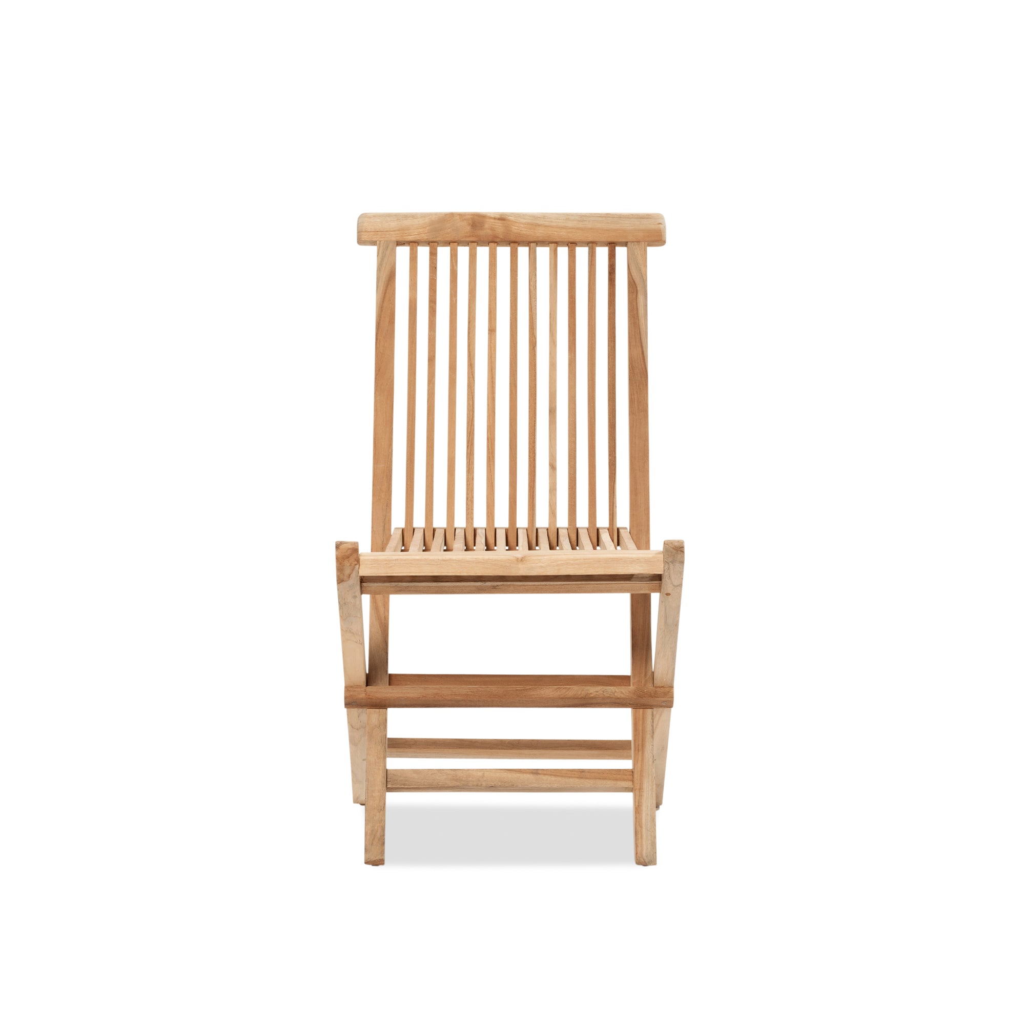 Teak Folding Chair - Raw