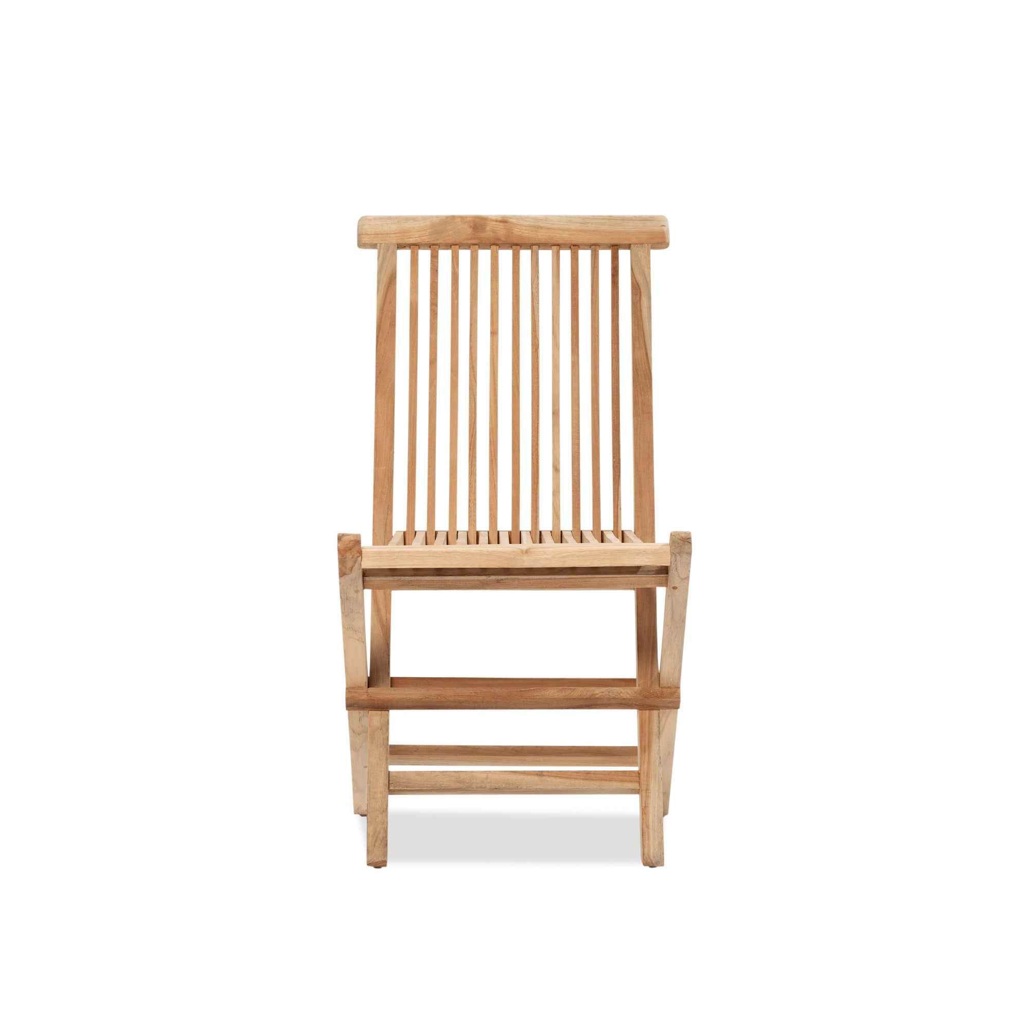 Teak Folding Chair - Raw