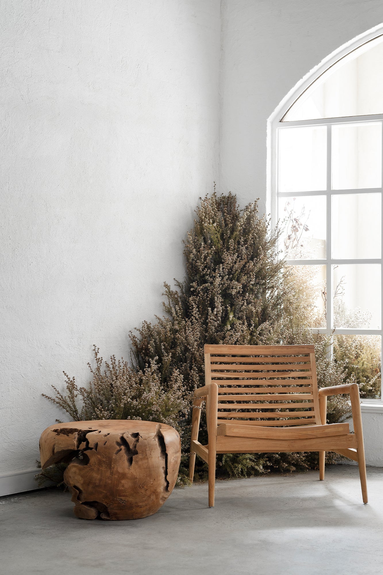 Teak Metro Chair - Raw