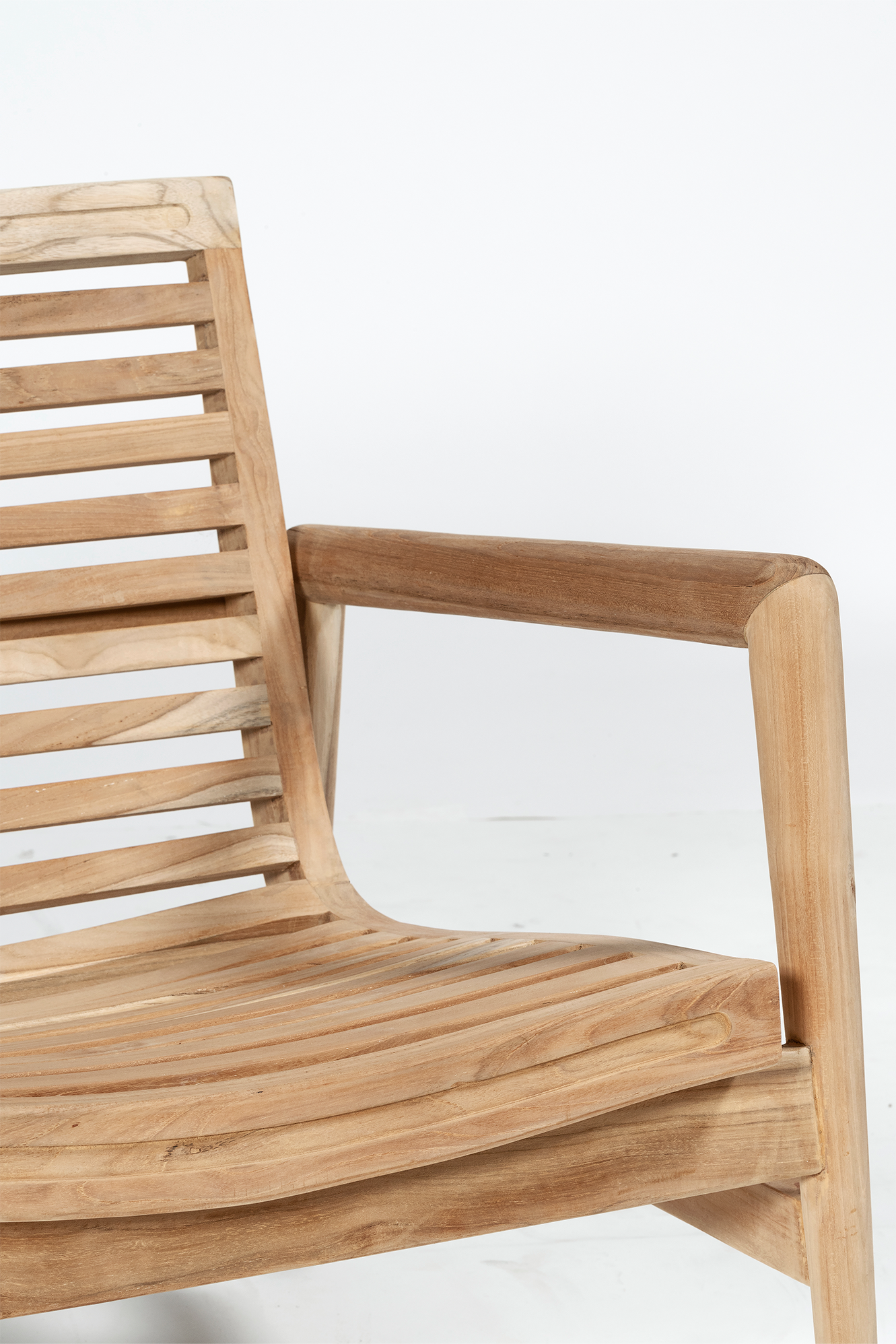 Teak Metro Chair - Raw