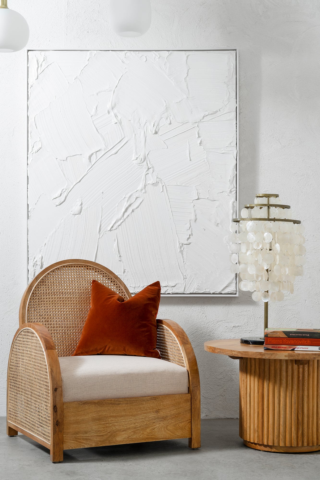 Pia Rattan Chair - Natural Sealed/Bahama Sand