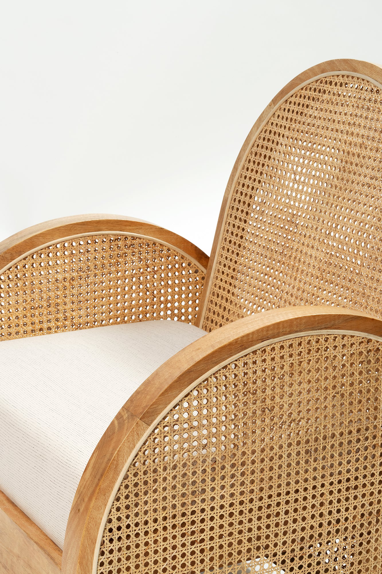 Pia Rattan Chair - Natural Sealed/Bahama Sand