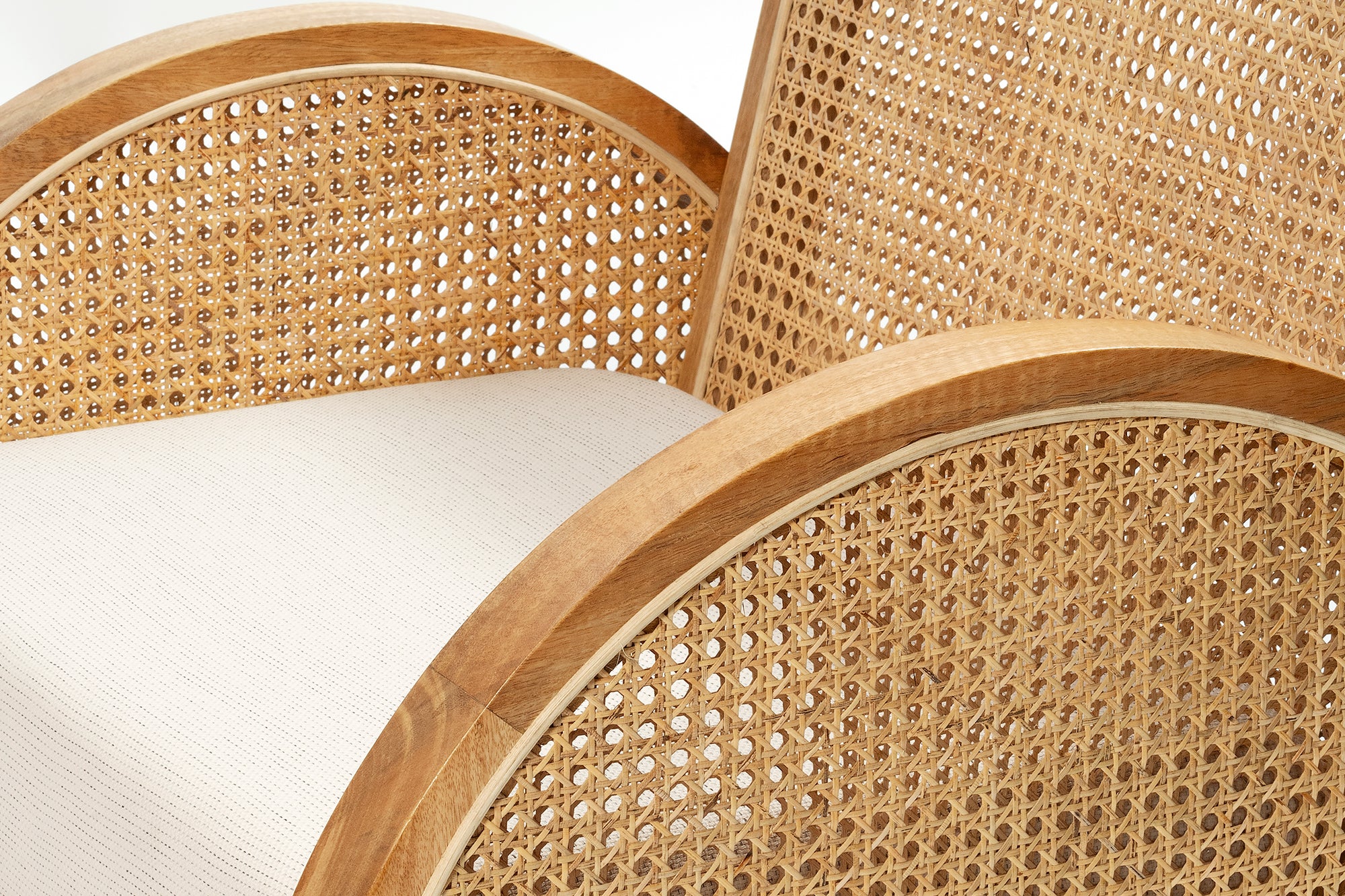 Pia Rattan Chair - Natural Sealed/Bahama Sand