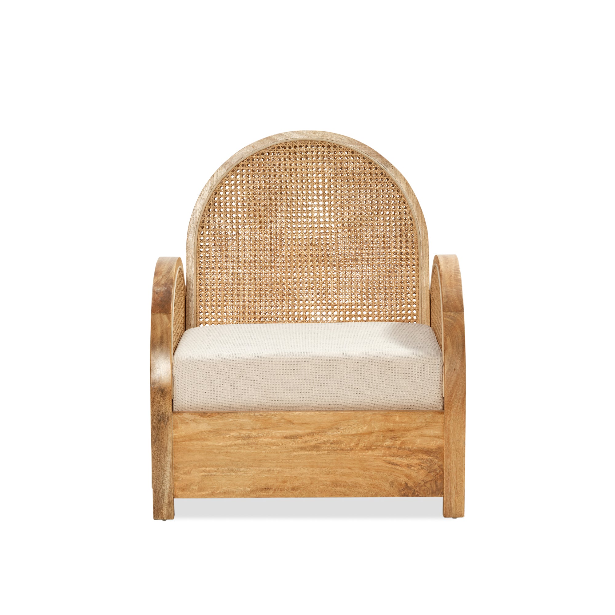 Pia Rattan Chair - Natural Sealed/Bahama Sand