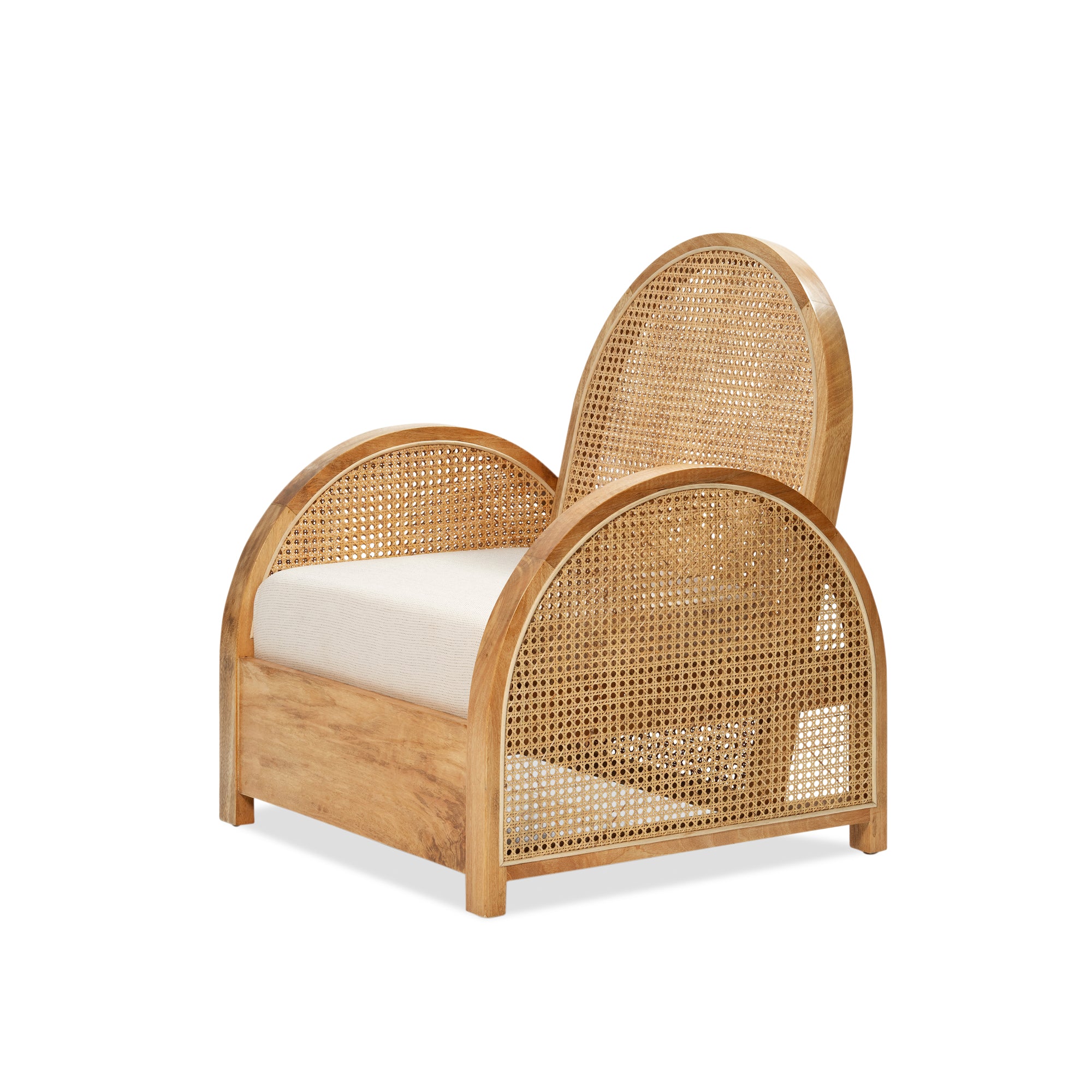 Pia Rattan Chair - Natural Sealed/Bahama Sand