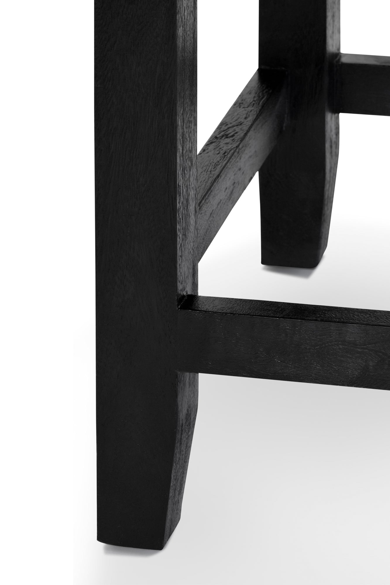 Crown Bar Table - Black/White Marble