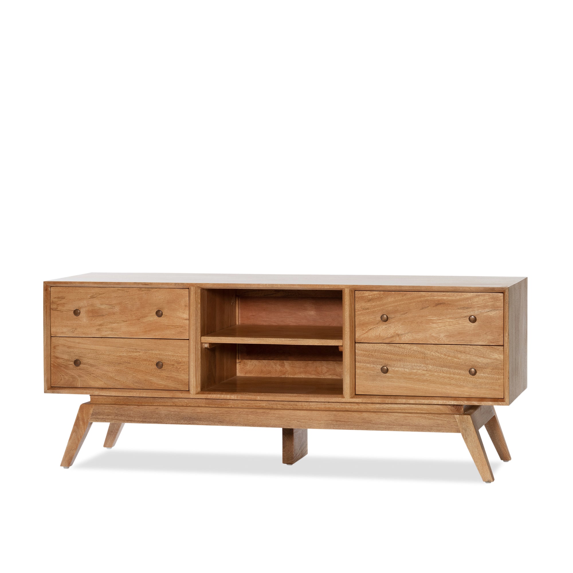 Sari Mini Entertainment Unit 2x3 - Natural Sealed