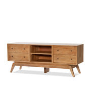 Sari Mini Entertainment Unit 2x3 - Natural Sealed