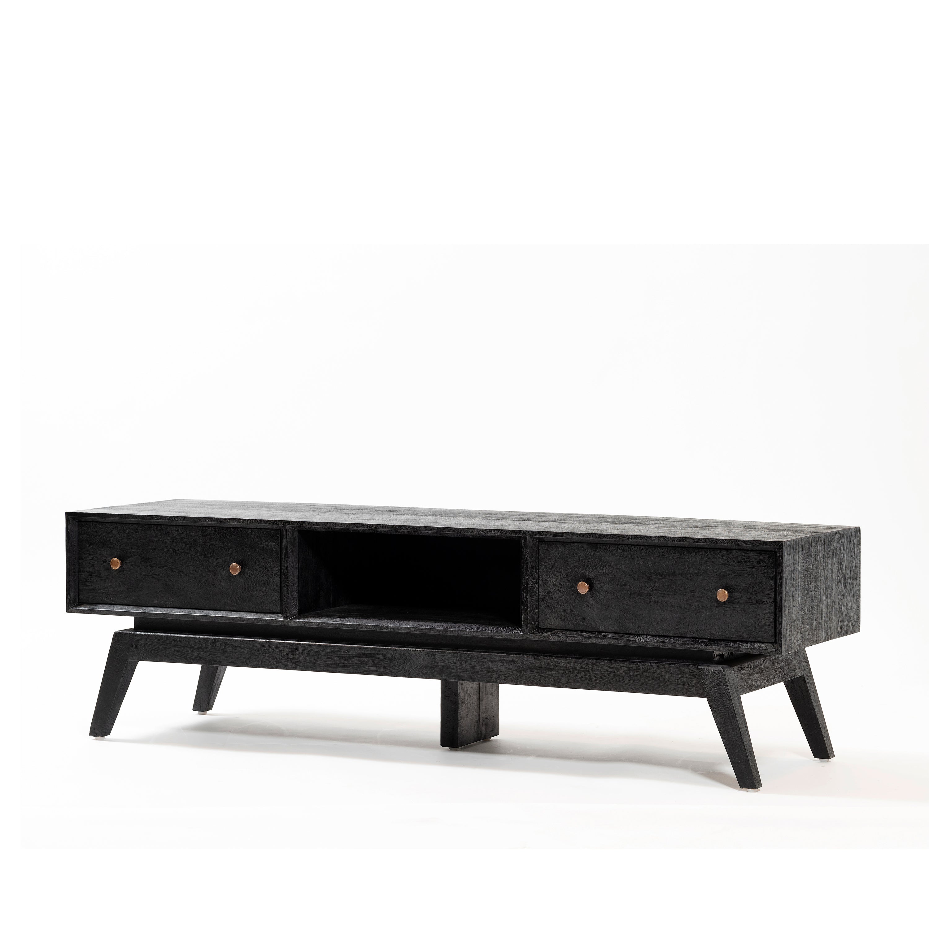 Sari Mini Entertainment Unit 1x3 - Black