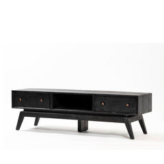 Sari Mini Entertainment Unit 1x3 - Black