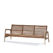 Teak Metro 3 Seater - Raw