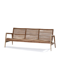 Teak Metro 3 Seater - Raw