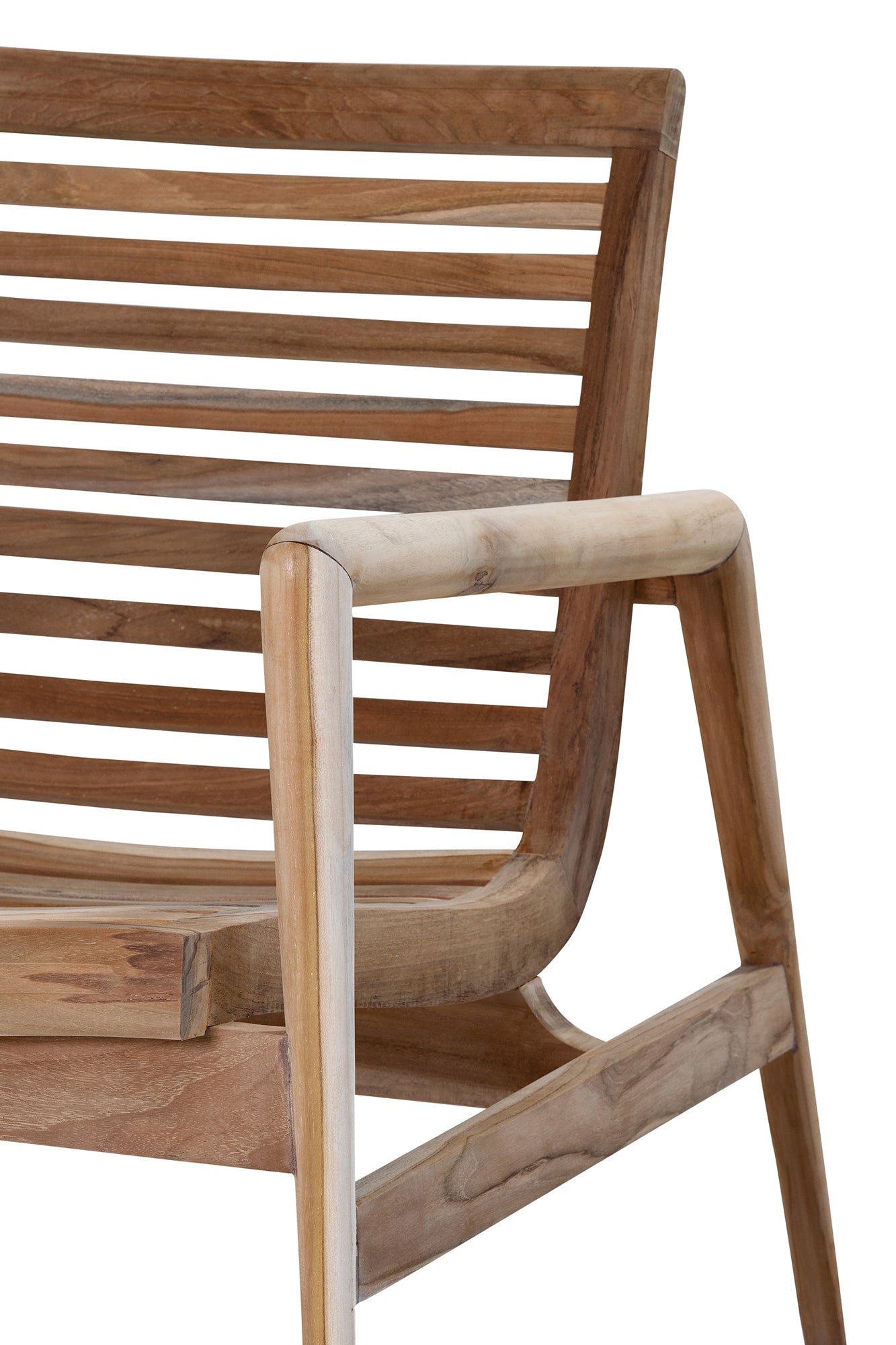 Teak Metro 3 Seater - Raw
