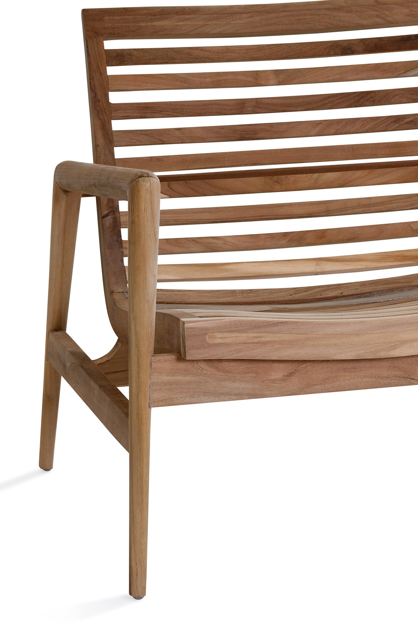 Teak Metro 3 Seater - Raw