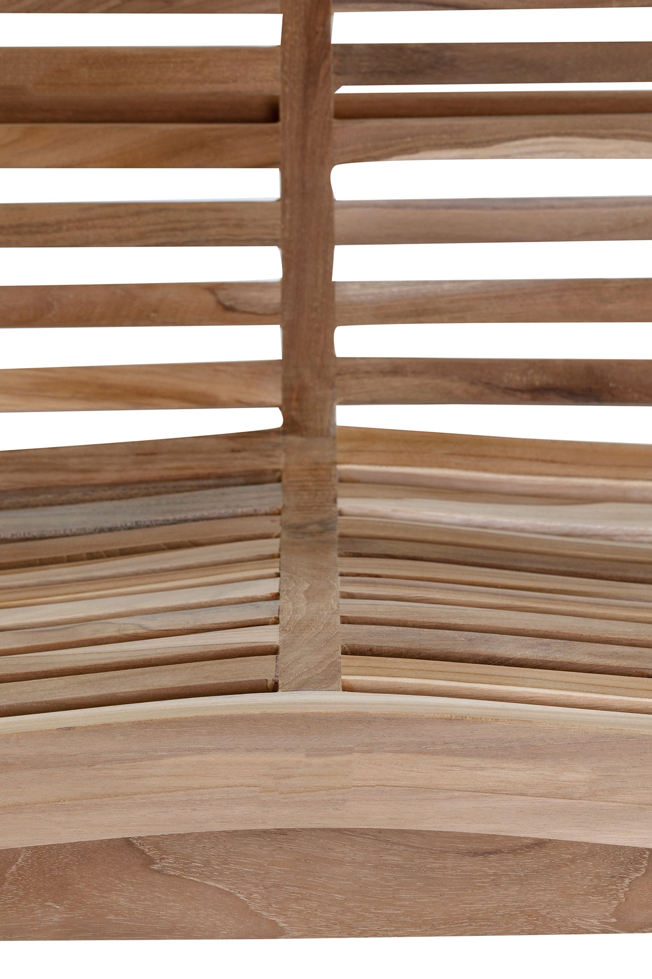 Teak Metro 3 Seater - Raw