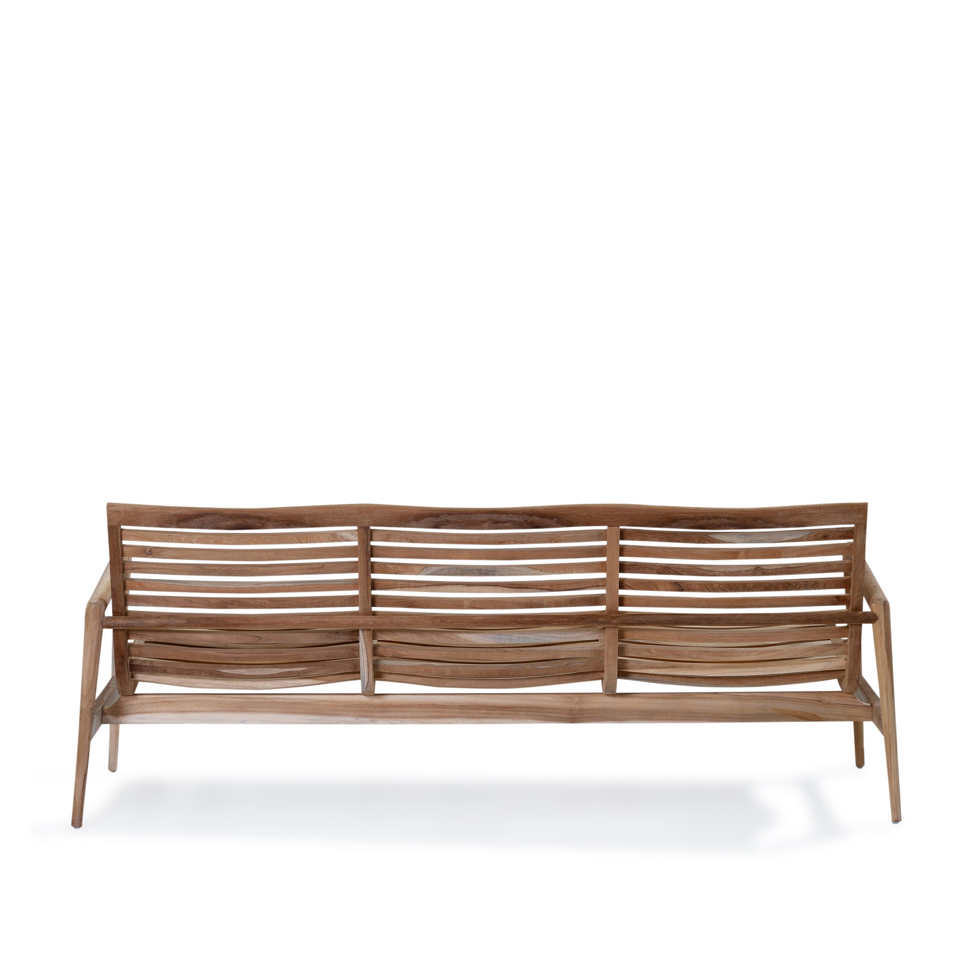 Teak Metro 3 Seater - Raw