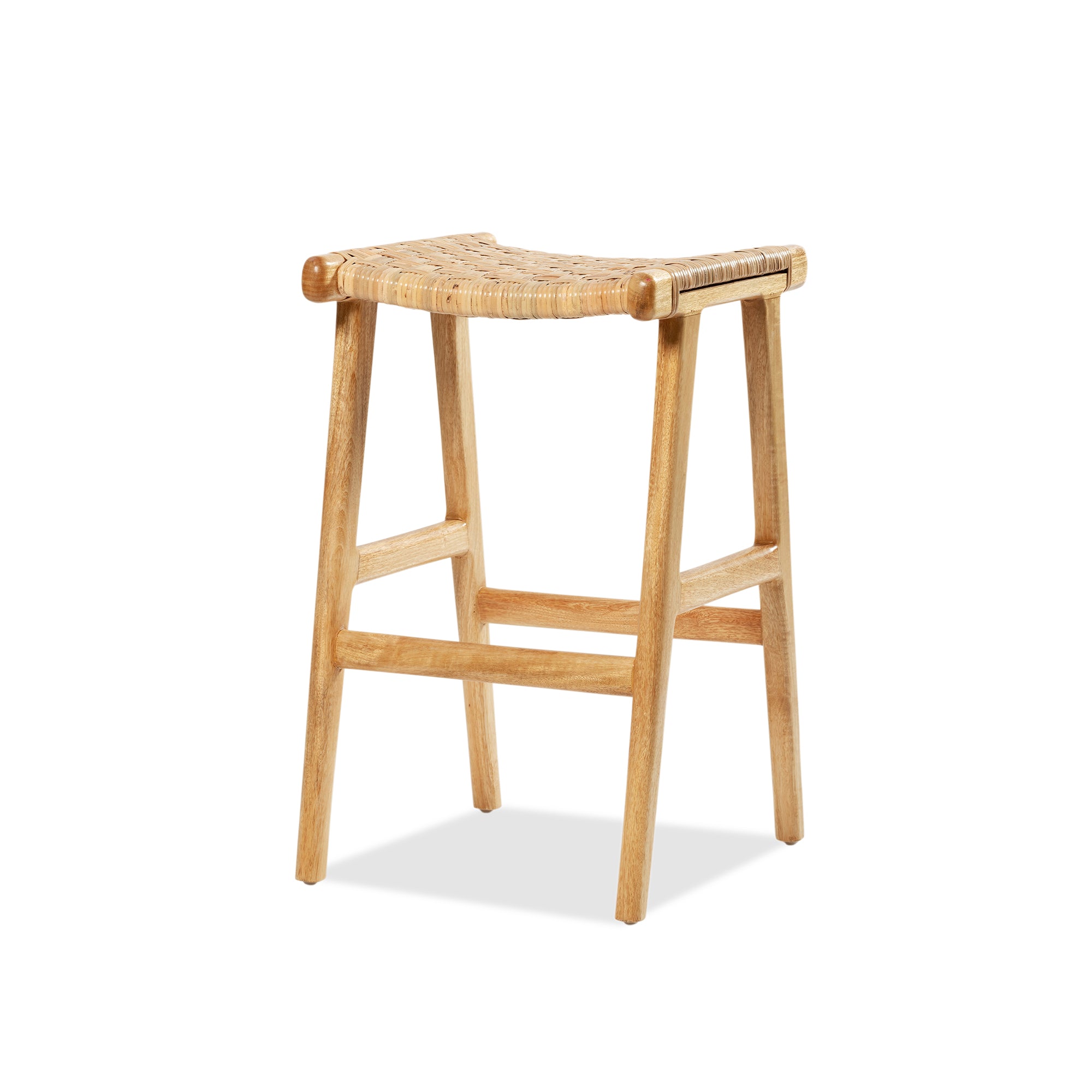 Casa Stool - Natural Sealed/Rattan