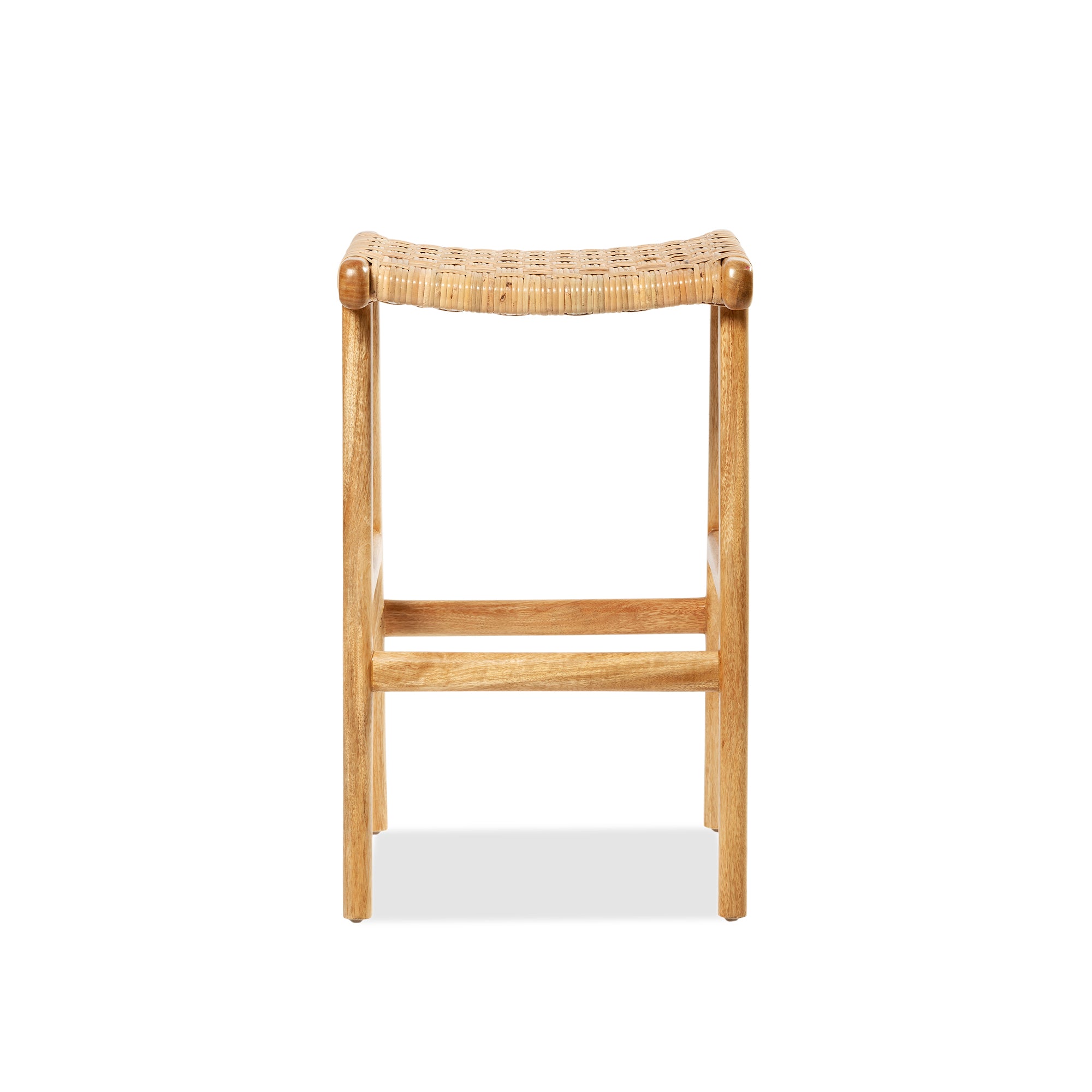 Casa Stool - Natural Sealed/Rattan