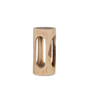 Meh 4 Hole Tall Side Table - Raw