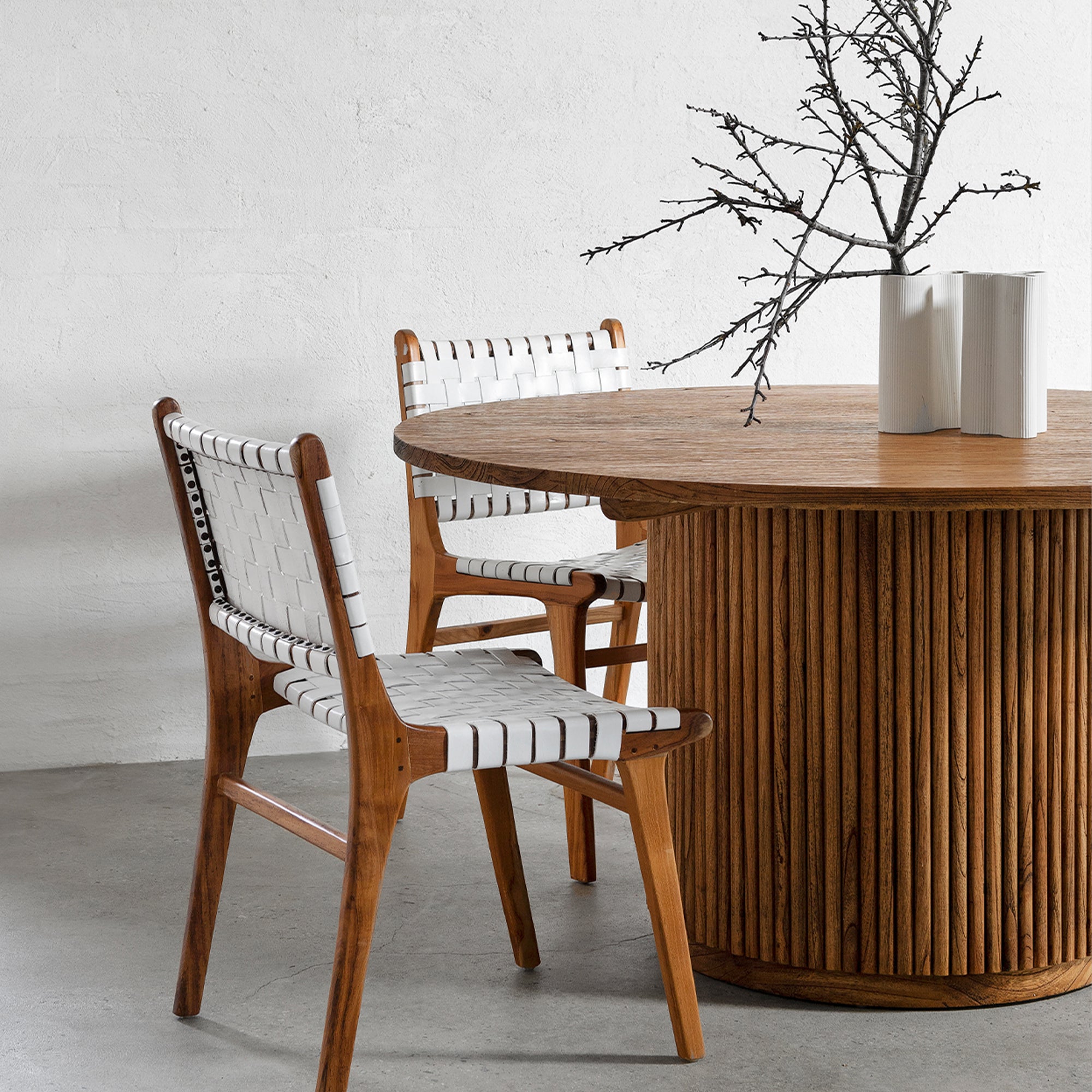Newport Dining Table - Antique Mindi